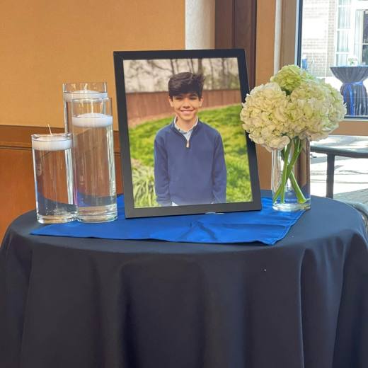 Game On: Sports, in bold silver, blue and black. Bar Mitzvah at Renaissance Charlotte, planned by Razzle Dazzle Event Planning, Charlotte NC. Photo 7 of 8.