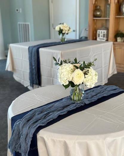 An Intimate Morning Celebration: Soft florals and a meaningful morning. Morning celebration at Beverly Crest Clubhouse, planned by Razzle Dazzle Event Planning, Charlotte NC. Photo 3 of 8.