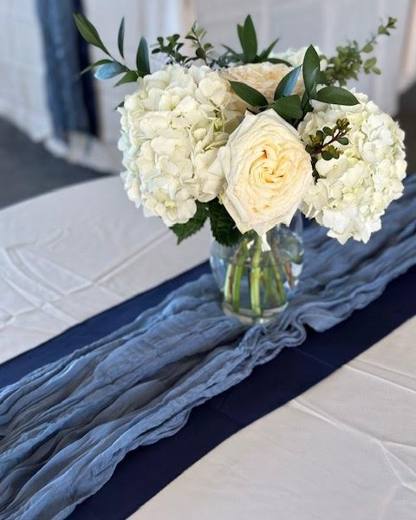 An Intimate Morning Celebration: Soft florals and a meaningful morning. Morning celebration at Beverly Crest Clubhouse, planned by Razzle Dazzle Event Planning, Charlotte NC. Photo 4 of 8.