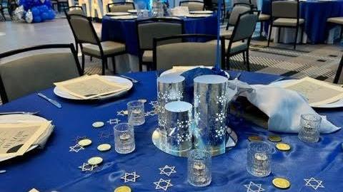 Charles's Chanukah Bar Mitzvah: Chanukah. Bar Mitzvah at Canopy by Hilton, SouthPark, planned by Razzle Dazzle Event Planning, Charlotte NC. Photo 4 of 10.