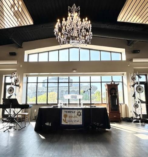 Not a Stone Left Unturned: Charlotte FC, overlooking the stadium. Bar Mitzvah at The Terrace at Cedar Hill, Uptown, planned by Razzle Dazzle Event Planning, Charlotte NC. Photo 5 of 9.