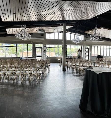 Not a Stone Left Unturned: Charlotte FC, overlooking the stadium. Bar Mitzvah at The Terrace at Cedar Hill, Uptown, planned by Razzle Dazzle Event Planning, Charlotte NC. Photo 6 of 9.