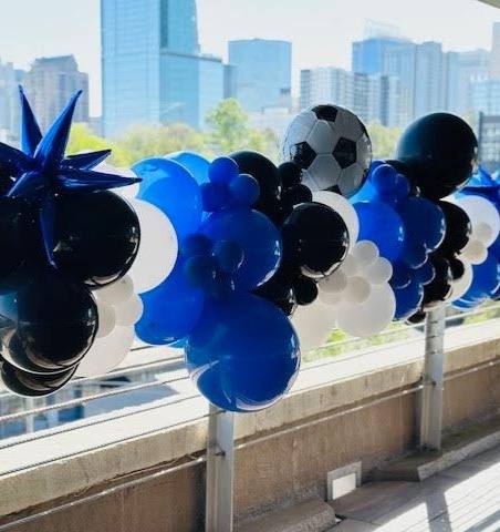 Not a Stone Left Unturned: Charlotte FC, overlooking the stadium. Bar Mitzvah at The Terrace at Cedar Hill, Uptown, planned by Razzle Dazzle Event Planning, Charlotte NC. Photo 9 of 9.