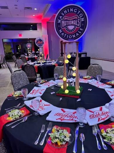 She Knocked It Out of the Park: Baseball. Bat Mitzvah at Temple Beth El, Charlotte, planned by Razzle Dazzle Event Planning, Charlotte NC. Photo 10 of 10.