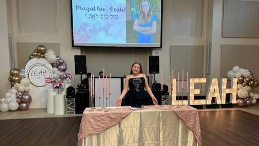 Leah's Bat Mitzvah, Bat Mitzvah at Chabad of Charlotte