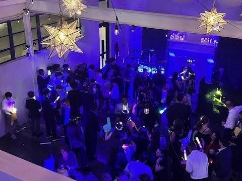 Cam's Cameron Crazies: Duke basketball. Bar Mitzvah at The Collector's Room, Charlotte, planned by Razzle Dazzle Event Planning, Charlotte NC. Photo 6 of 9.