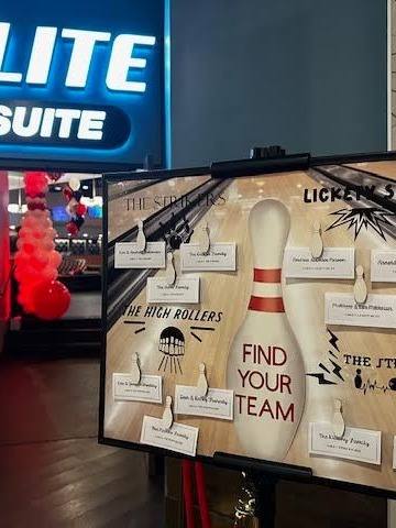 Strikes and Spares: Bowling and arcade, for a less-traditional celebration. Bar Mitzvah at Spare Time Entertainment, Pineville, planned by Razzle Dazzle Event Planning, Charlotte NC. Photo 2 of 10.