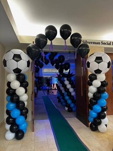 Mayer's Charlotte FC Bar Mitzvah: Charlotte FC soccer. Bar Mitzvah at Temple Beth El, Charlotte, planned by Razzle Dazzle Event Planning, Charlotte NC. Photo 2 of 9.