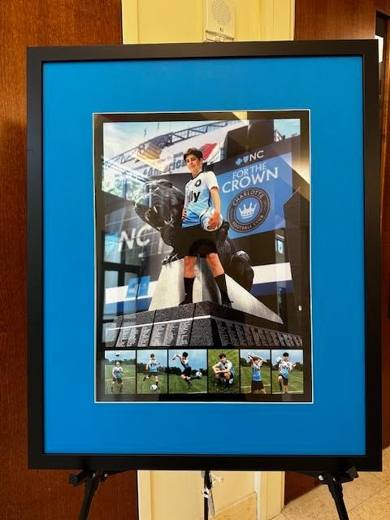 Mayer's Charlotte FC Bar Mitzvah: Charlotte FC soccer. Bar Mitzvah at Temple Beth El, Charlotte, planned by Razzle Dazzle Event Planning, Charlotte NC. Photo 4 of 9.