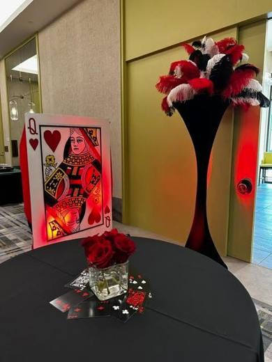 Zach's Casino Night: Casino night. Bar Mitzvah at Canopy by Hilton, SouthPark, planned by Razzle Dazzle Event Planning, Charlotte NC. Photo 6 of 10.