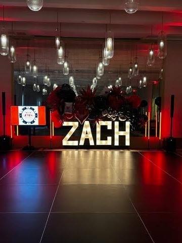 Zach's Casino Night: Casino night. Bar Mitzvah at Canopy by Hilton, SouthPark, planned by Razzle Dazzle Event Planning, Charlotte NC. Photo 7 of 10.
