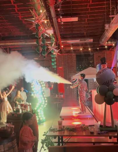 Adley's Bar Mitzvah: Heather's own son. This time it was her turn.. Bar Mitzvah at Ballantyne Jewish Center and Lenny Boy Brewing, planned by Razzle Dazzle Event Planning, Charlotte NC. Photo 11 of 19.