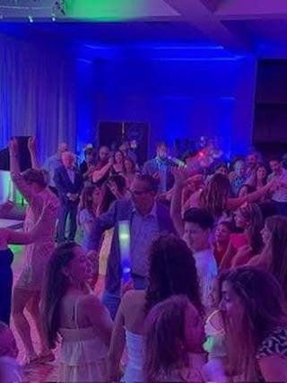Yael's Glow Party: Let's GLOW. Bat Mitzvah at Temple Beth El, Charlotte, planned by Razzle Dazzle Event Planning, Charlotte NC. Photo 6 of 10.