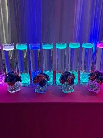 Yael's Glow Party: Let's GLOW. Bat Mitzvah at Temple Beth El, Charlotte, planned by Razzle Dazzle Event Planning, Charlotte NC. Photo 8 of 10.