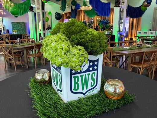 Ben and Milo's B'nai Mitzvah: Super Bowl Sunday. B'nai Mitzvah at The Ruth, Charlotte, planned by Razzle Dazzle Event Planning, Charlotte NC. Photo 4 of 10.