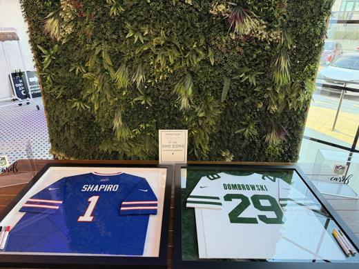 Ben and Milo's B'nai Mitzvah: Super Bowl Sunday. B'nai Mitzvah at The Ruth, Charlotte, planned by Razzle Dazzle Event Planning, Charlotte NC. Photo 7 of 10.