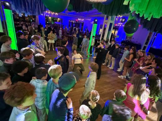 Ben and Milo's B'nai Mitzvah: Super Bowl Sunday. B'nai Mitzvah at The Ruth, Charlotte, planned by Razzle Dazzle Event Planning, Charlotte NC. Photo 8 of 10.