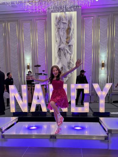 Nancy's Winter in Paris, Bat Mitzvah at Carmel Country Club