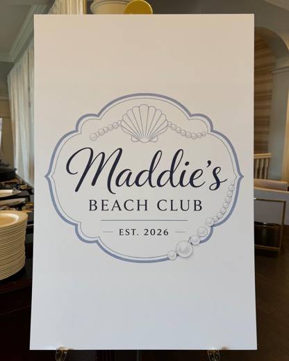 Maddie's Beach Club: "The Summer I Turned 13", inspired by The Summer I Turned Pretty. Bat Mitzvah at The Ballantyne Hotel, planned by Razzle Dazzle Event Planning, Charlotte NC. Photo 2 of 10.