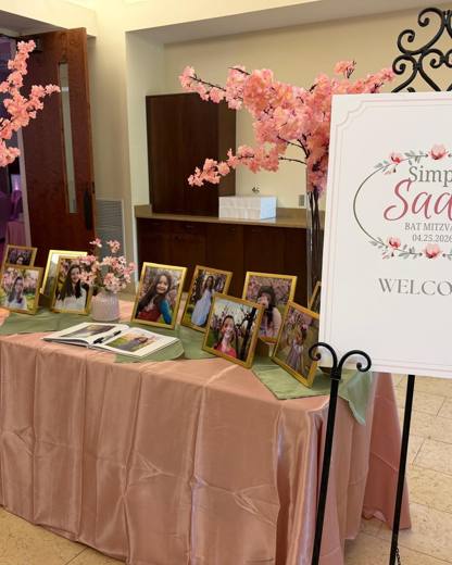 Simply Sadie: Sweetest, smartest, most spectacular. Bat Mitzvah at Temple Beth El, Charlotte, planned by Razzle Dazzle Event Planning, Charlotte NC. Photo 4 of 10.