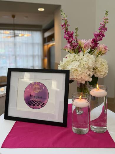 A Second Mitzvah, Even Happier: Planning a second celebration for a family who came back. Bat Mitzvah at Renaissance Charlotte SouthPark, planned by Razzle Dazzle Event Planning, Charlotte NC. Photo 2 of 11.