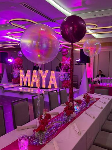 A Second Mitzvah, Even Happier: Planning a second celebration for a family who came back. Bat Mitzvah at Renaissance Charlotte SouthPark, planned by Razzle Dazzle Event Planning, Charlotte NC. Photo 3 of 11.