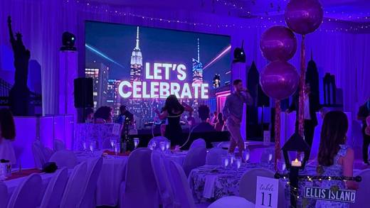 New York, New York: A Bat Mitzvah party where dreams are made of. Bat Mitzvah at Temple Beth El, Charlotte, planned by Razzle Dazzle Event Planning, Charlotte NC. Photo 2 of 10.