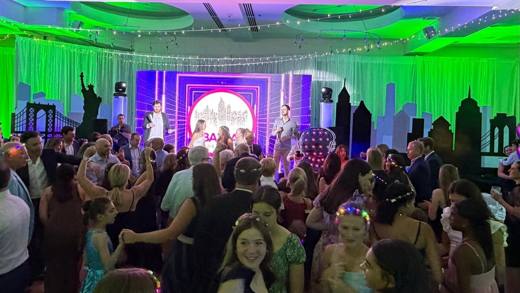 New York, New York: A Bat Mitzvah party where dreams are made of. Bat Mitzvah at Temple Beth El, Charlotte, planned by Razzle Dazzle Event Planning, Charlotte NC. Photo 6 of 10.