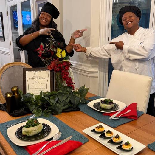 Tasting Night: Behind the scenes with The Themed Cuisine. Behind the scenes at Charlotte, planned by Razzle Dazzle Event Planning, Charlotte NC. Photo 3 of 10.