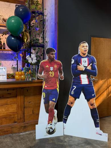A World Cup Bar Mitzvah: World Cup soccer. Bar Mitzvah at Lenny Boy Brewing Co., Charlotte, planned by Razzle Dazzle Event Planning, Charlotte NC. Photo 4 of 11.