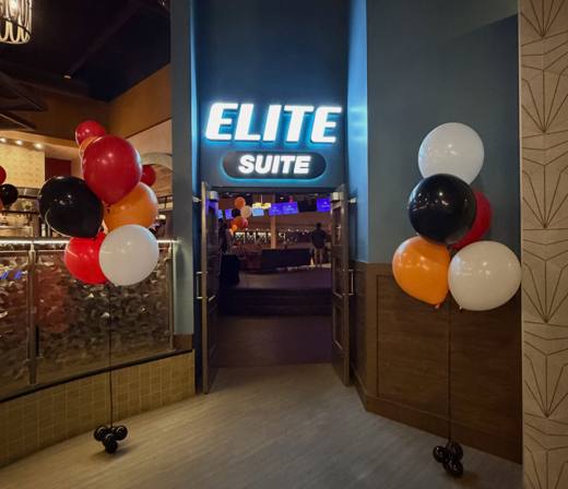 Holden's Homerun: Baseball, with college football on the big screen. Bar Mitzvah at Spare Time Entertainment, Pineville, planned by Razzle Dazzle Event Planning, Charlotte NC. Photo 2 of 14.