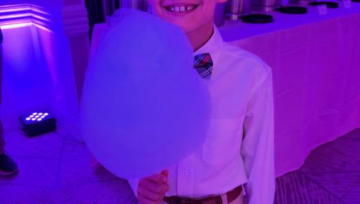 Jenna's Bat Mitzvah: Gymnastics, planned by a former college gymnast. Bat Mitzvah at Charlotte Marriott City Center, Uptown, planned by Razzle Dazzle Event Planning, Charlotte NC. Photo 13 of 18.