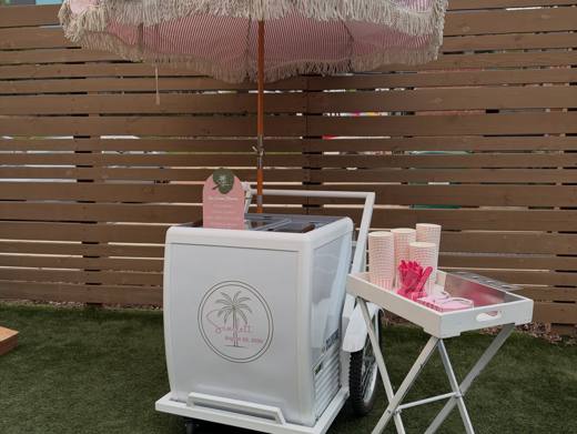 Scarlett's Summer Soiree: Tropical paradise, one last hurrah of summer. Bat Mitzvah at The Ruth, Charlotte, planned by Razzle Dazzle Event Planning, Charlotte NC. Photo 5 of 20.