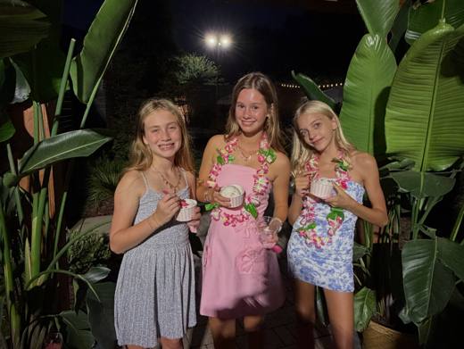 Scarlett's Summer Soiree: Tropical paradise, one last hurrah of summer. Bat Mitzvah at The Ruth, Charlotte, planned by Razzle Dazzle Event Planning, Charlotte NC. Photo 12 of 20.